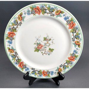 Shenango China Dinner Plate Newcastle PA Floral Edge and Center Cr163